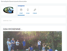 Tablet Screenshot of channa.gsa.org.pl