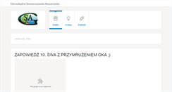 Desktop Screenshot of gsa.org.pl
