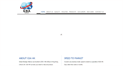 Desktop Screenshot of gsa.com.hk