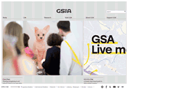 Desktop Screenshot of gsa.ac.uk